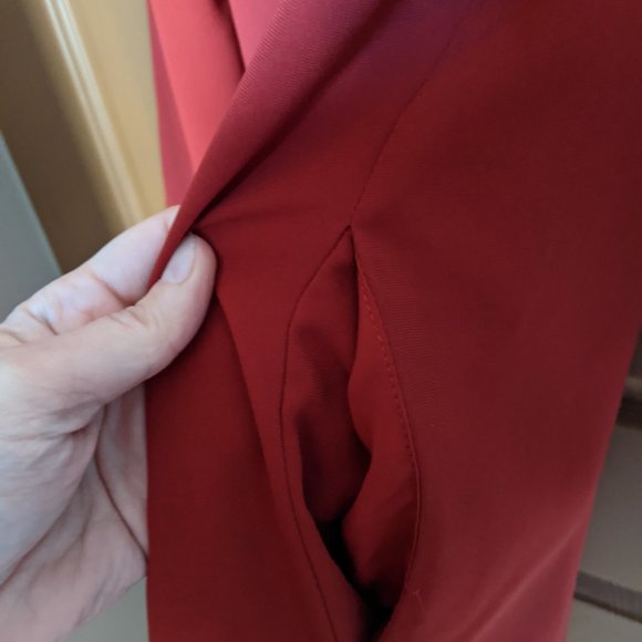 Theory Ulyssa Dress - Red Oak - Picture 5 of 6